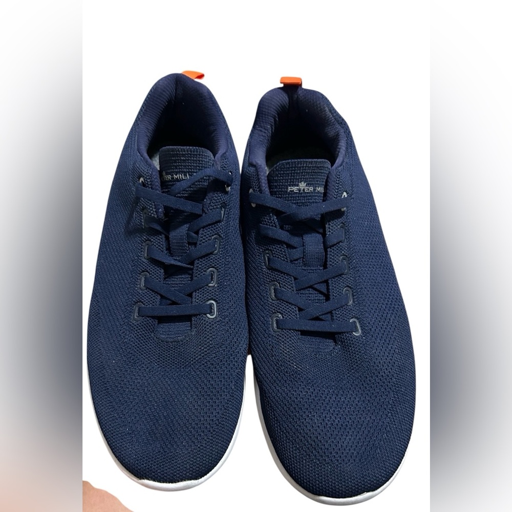 Peter Millar Mens Hyperlight Glide Reflect Sneaker Navy Blue Size 11 - Picture 2 of 6